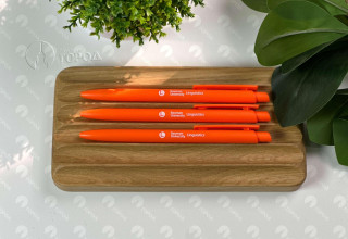 Ручка POLO COLOR, Оранжевая 1303.05 с Уф печатью